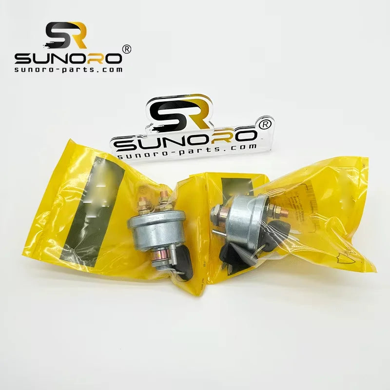 7N-0718 High Quality Ignition Switch Suitable for E320D E320A E320C Excavator C9 Engine with 2 Keys
