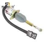24V Shut Off Solenoid 3930234 Diesel Fuel Shut Off Solenoid Valve for Cum-mins Ko-matsu PC300-7 PC350-7