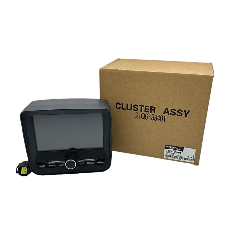 Excavator Parts Monitor Cluster Gauge Panel 21Q6-33400 21Q6-33401 for Hyundai R140LC-9A R220-9S R-9 21Q633400 21Q633401