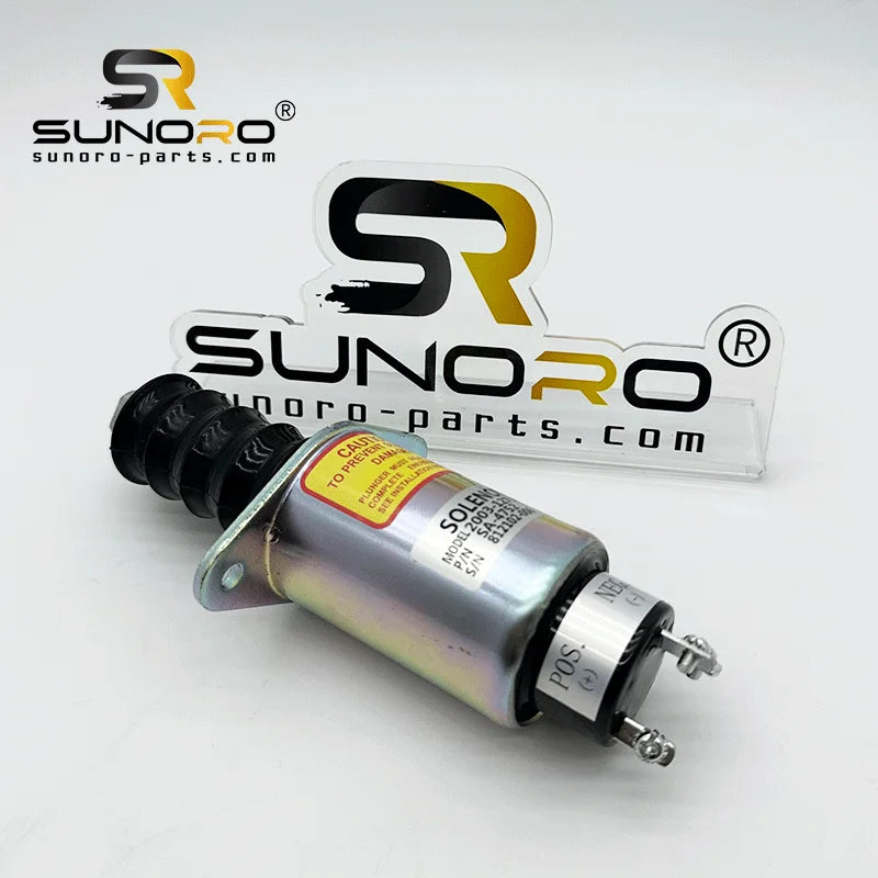 SA-4752-12 Fuel Shut-off Solenoid Valve 12S7U1B2A Compatible with Woodward 2003 Deutz 05712910 Bomag BW190AD-4