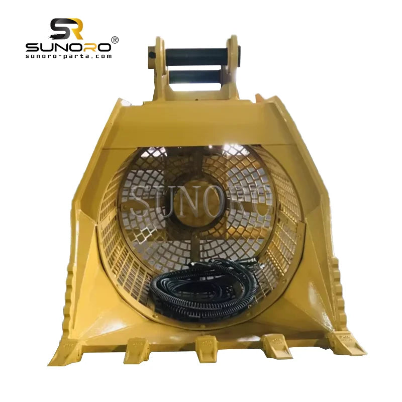 New High Efficiency Hydraulic Loader Excavator Sieve Bucket Hot Selling Rock Soil Sand Stone Sorting Rotary Screening Bucket