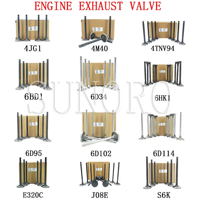 SUNORO ORIGINAL 6D17 Engine Spare Parts 6D16T Piston 6D16 Liner Kit