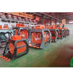 2-4 Ton Soil Screening Rotary Bucket Excavator Attachment Sieve Bucket Is Used for Screening and Sorting Stone Chips