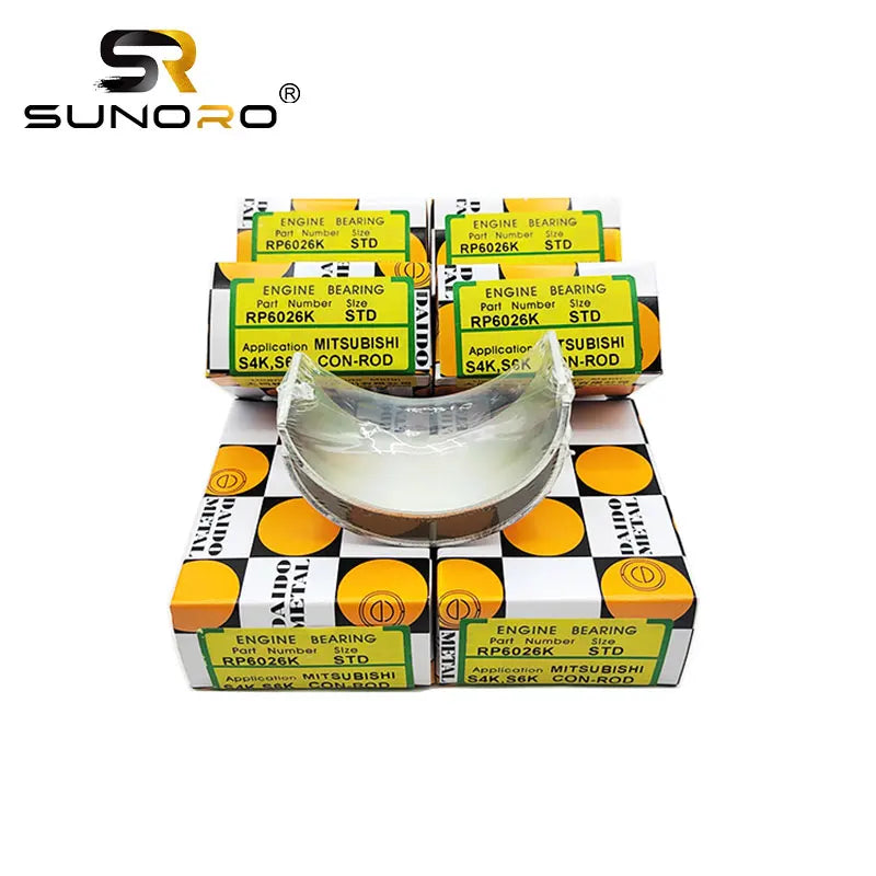SUNORO Hot Selling Connecting Rod Bearing RP6026K Original Auto Engine Parts for S4K S6K Engine
