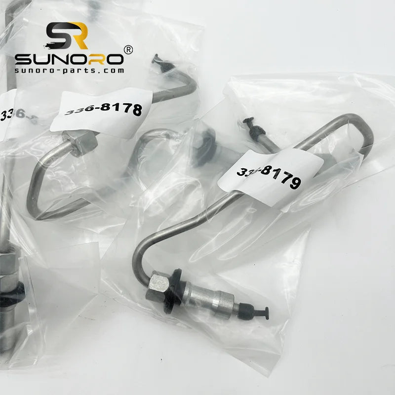 C6.6 E320D 323DL 336-8174 336-8175 336-8176 336-8177 336-8178 336-8179 Fuel Injection Pipe Engine High-pressure Fuel Pipe