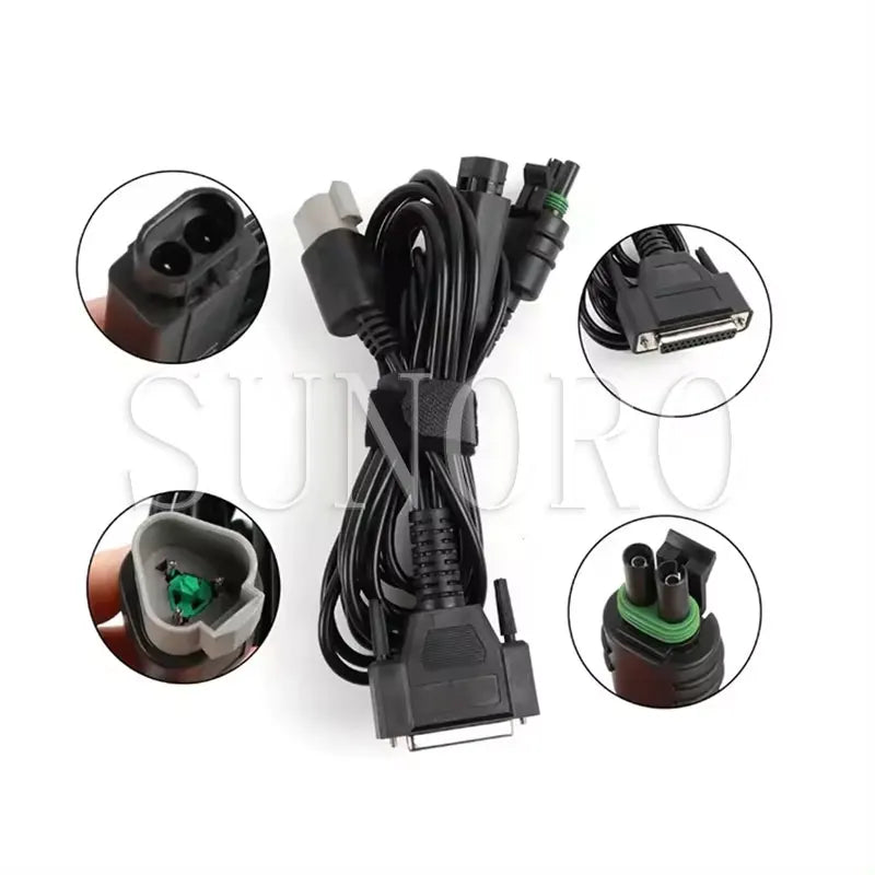 Excavator Detector Diagnostic Scanner Test Kits Inline 6 Data Link Adapter 3165033 Fits