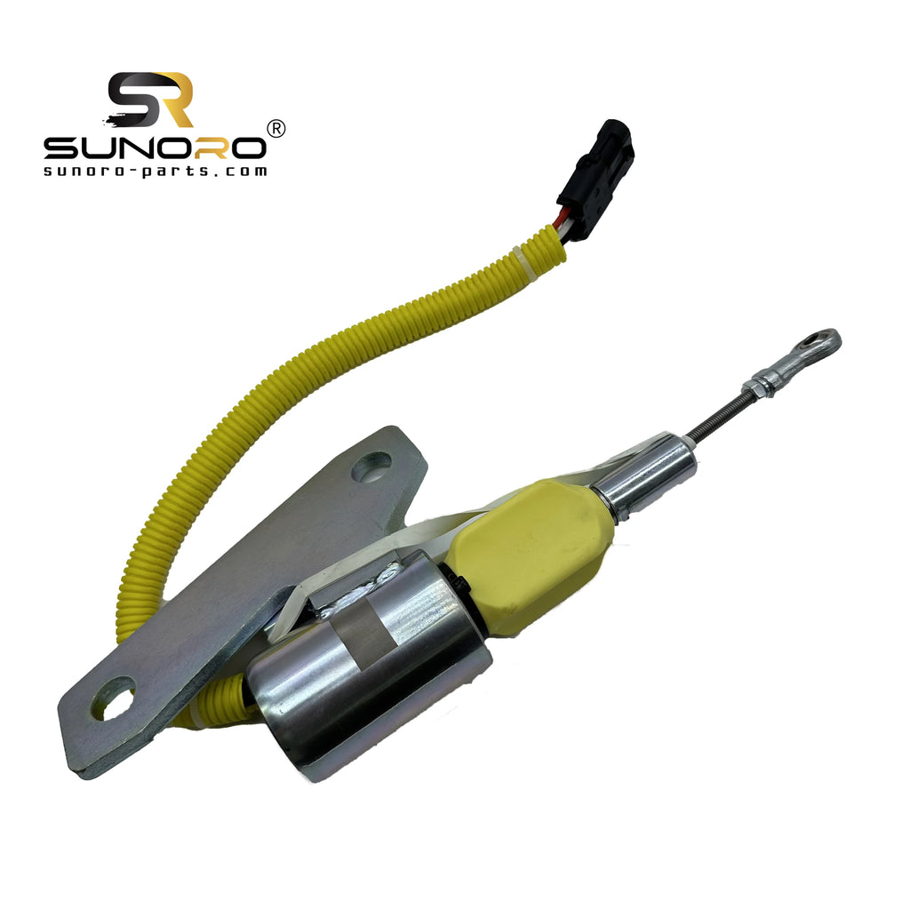 SUNORO R210-5 Parts Shut off Solenoid Valve 24V R210-5 3991625 Stop Solenoid Valve 3991625 Fuel Shut-off Solenoid Valve