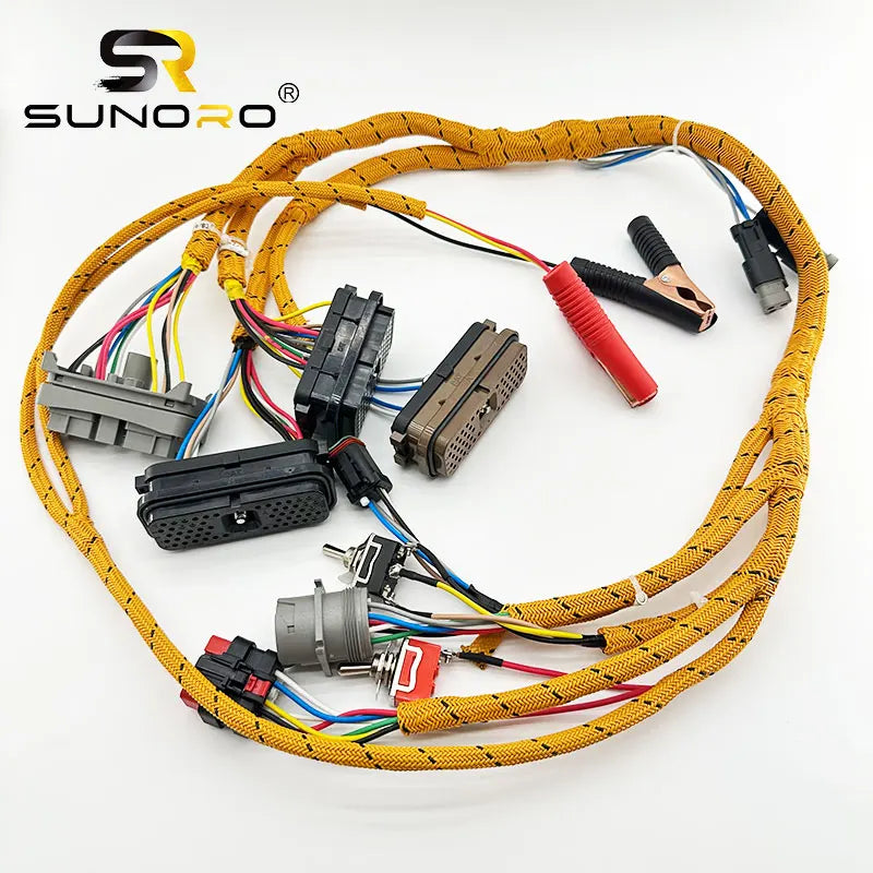 SUNORO Excavator 320C/D Engine Comprehensive Test Wiring Harness Diagnostic Cable 296-4617