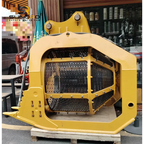 Best Excavator Attachment Hydraulic Rotating Stone Screening Bucket to Screen Out Fine Sand and Gravel