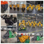 Excavator Wood Grab Hydraulic Wood Grabber Hydraulic Rotating Rock Grapple