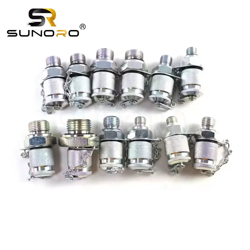 Diagnostic Tool 5 Gauges 5 Test Hoses 13 Couplings and 14 Tee Connectors Double Layer Excavator Hydraulic Pressure Test Tool