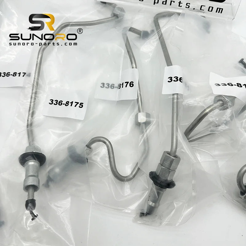 C6.6 E320D 323DL 336-8174 336-8175 336-8176 336-8177 336-8178 336-8179 Fuel Injection Pipe Engine High-pressure Fuel Pipe