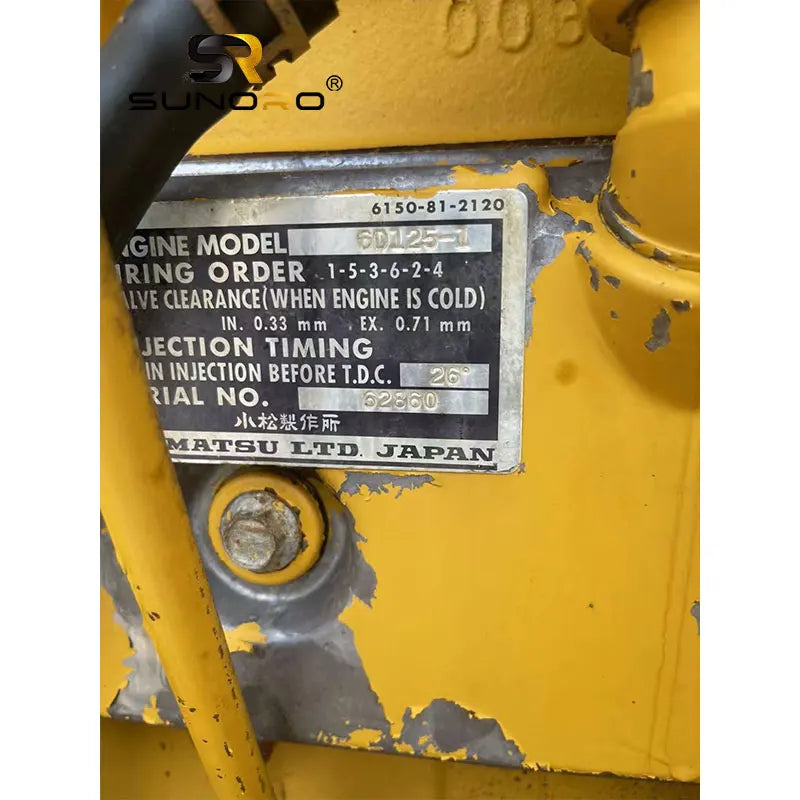 SUNORO Customer Customized SA6D125E-1 diesel Engine Assembly 6D125E-3 Engine Assembly for Komatsu Bulldozers