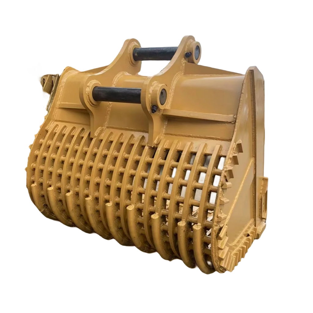 Excavator Skeleton Bucket Sift Rock Vibrating Screen Bucket Excavator Grid Sieve Bucket Rock Skeleton