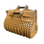 Excavator Skeleton Bucket Sift Rock Vibrating Screen Bucket Excavator Grid Sieve Bucket Rock Skeleton