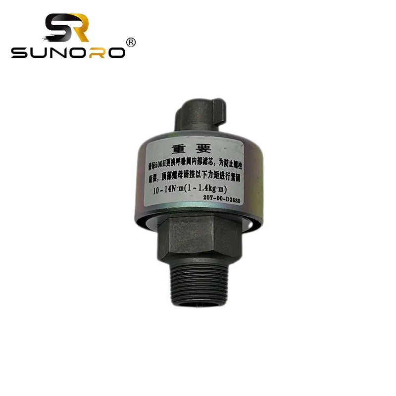 SUNORO PC200-8 PC1250-8 D155A-6 D275A-6 Hydraulic Tank Breather 20Y-60-42250 22U-60-21520 198-60-55510 Excavator Parts