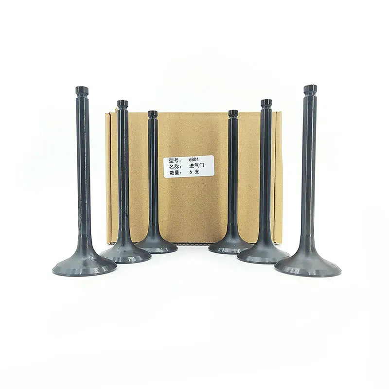 Excavator for Isuzu Engine Intake Valve Parts 6BD1 Diesel Engine Cylinder Block Cylinder Head 1-12551139-5 Construction