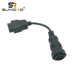 88890304 test Harness Interface Main test 14-pin to 16-pin Cable Is OEM for Excavator Car Diagnostic Tools