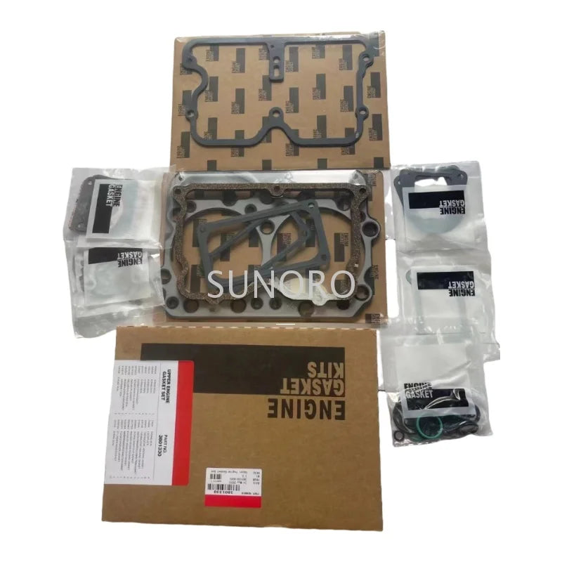 Cylinder Head Upper and Lower Gasket Repair Kit Assembly 3801468 3801330 Original Parts Suitable for Cummins NT855 Engine