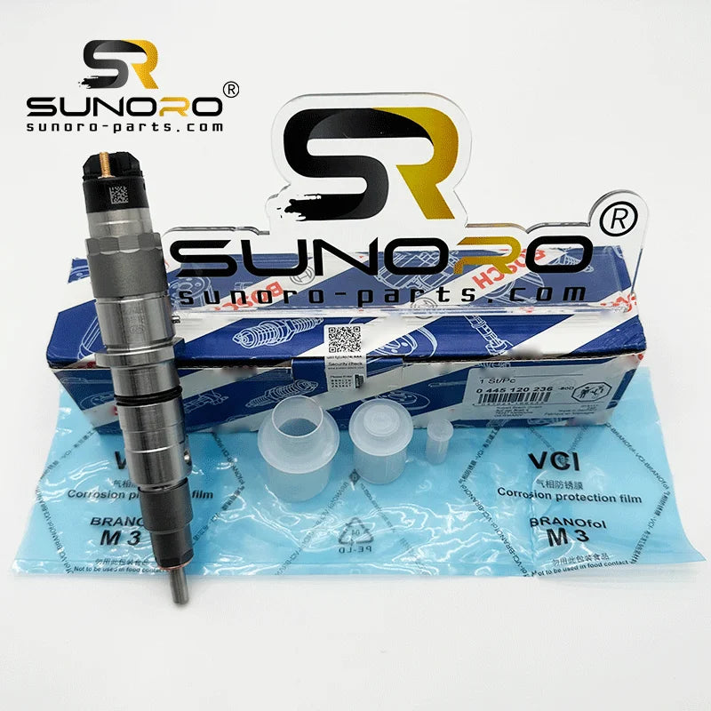 Excavator High Quality Replacement Common Rail Injector 0445120236 6745-12-3102 for PC300 QSL diesel Engine