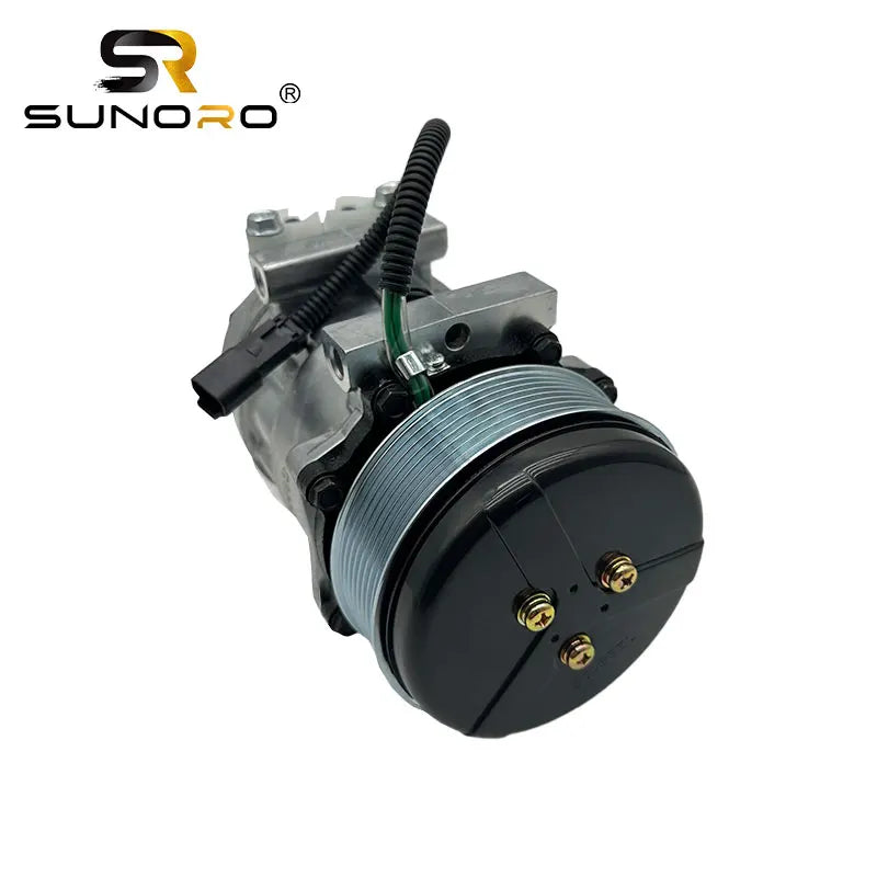 SUNORO Excavator Parts AC Conditioning Compressor 569-07-88122 for Sanden SD7H13 Wheel Loader WA500-7 WA500-8