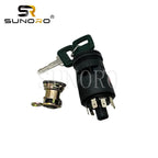 Excavator Diesel Engine Parts A35D L120E Starter Switch Ignition Key 15082295 04822301 11006988 11039211 11007281