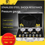 SUNORO Excavator 3 Gauge Pressure Measuring Tool DMASS 3 Tables+9 Connectors+3 Wires Hydraulic Gauge Kit