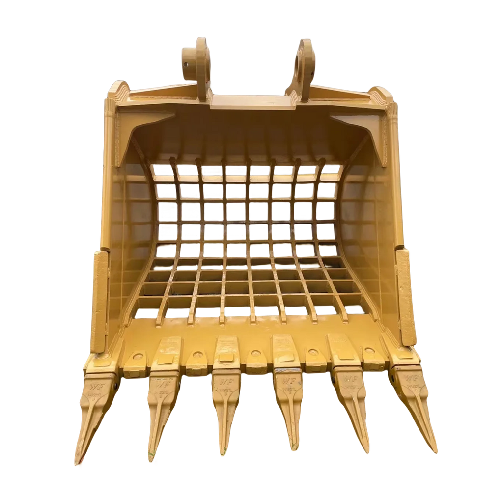 Excavator Skeleton Bucket Sift Rock Vibrating Screen Bucket Excavator Grid Sieve Bucket Rock Skeleton