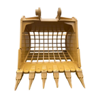 Excavator Skeleton Bucket Sift Rock Vibrating Screen Bucket Excavator Grid Sieve Bucket Rock Skeleton