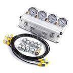 Hydraulic Pressure Gauge for Construction Works Hydraulic Pressure test Kit 870psi 1400psi 3500psi 5800psi 8700psi