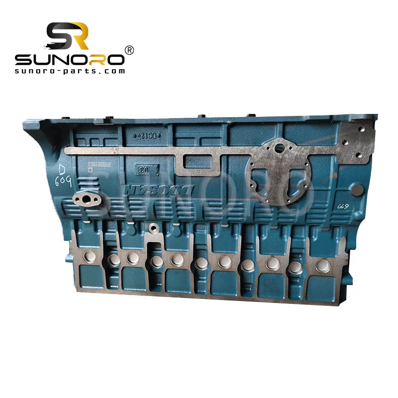 High Quality Manufactory Diesel Engine DE12 DE12TIS Cylinder Block for Doosan Excavator Rebuild Kits
