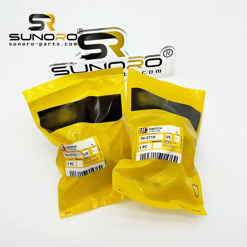 7N-0718 High Quality Ignition Switch Suitable for E320D E320A E320C Excavator C9 Engine with 2 Keys