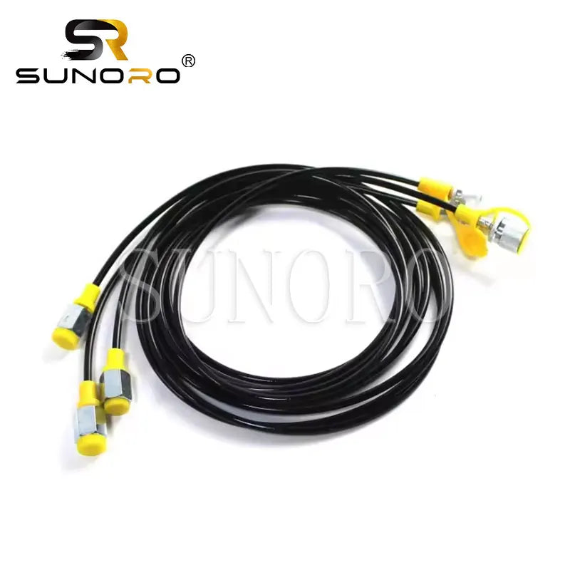 Excavator Hydraulic Pressure Test Tools 3 Pressure Gauges 12 Couplings 3pcs 163cm Long Test Hoses Kit