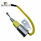 SUNORO High Quality Engine Fuel Stop Solenoid 3991168 24V Fuel Shutoff Solenoid 24V 3991168 Stop Solenoid for R130 Excavator