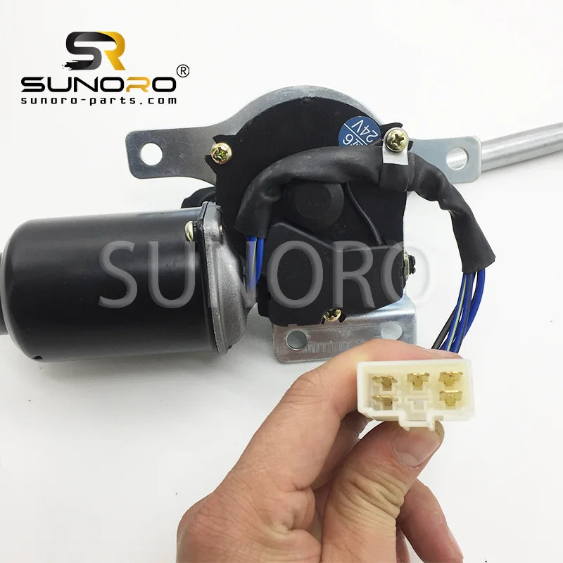 Excavator Wiper Motor SH120 SH130 SH200 SH210 SH240 Sh250-3-a3 Excavator Spare Parts