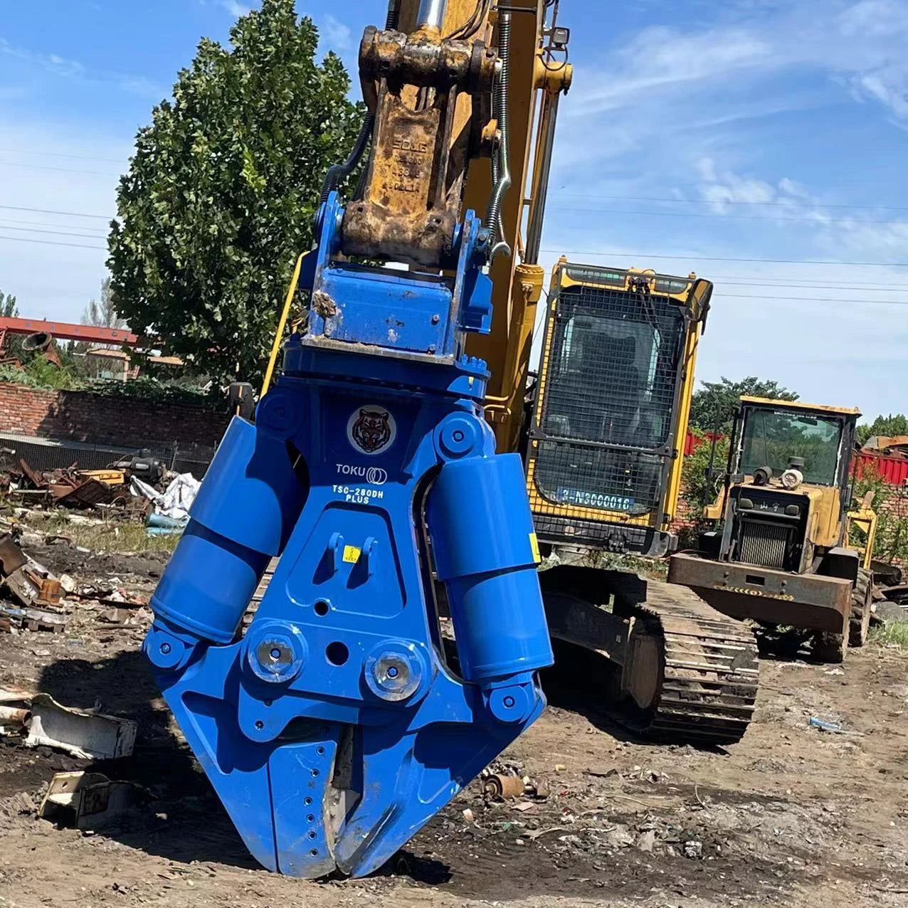 SUNORO Factory Supplier New Brand Blue Steel Structure Shear Excavator Hydraulic Shears