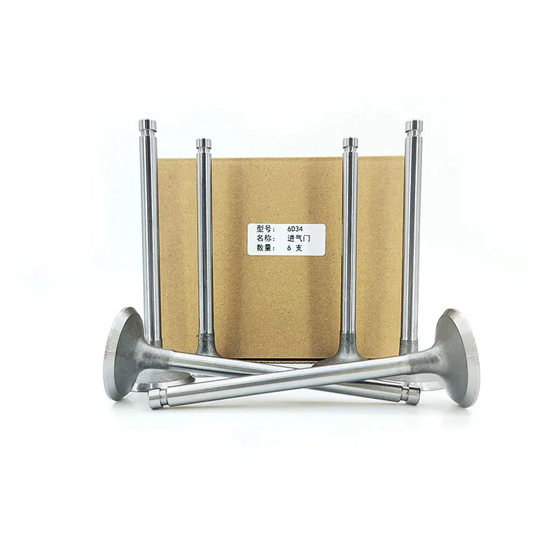 ME011245 Rikmi 6D34 diesel Engine Block Cylinder Head Intake Valve Exhaust Valve for Mitsubishi Engine Parts Valve