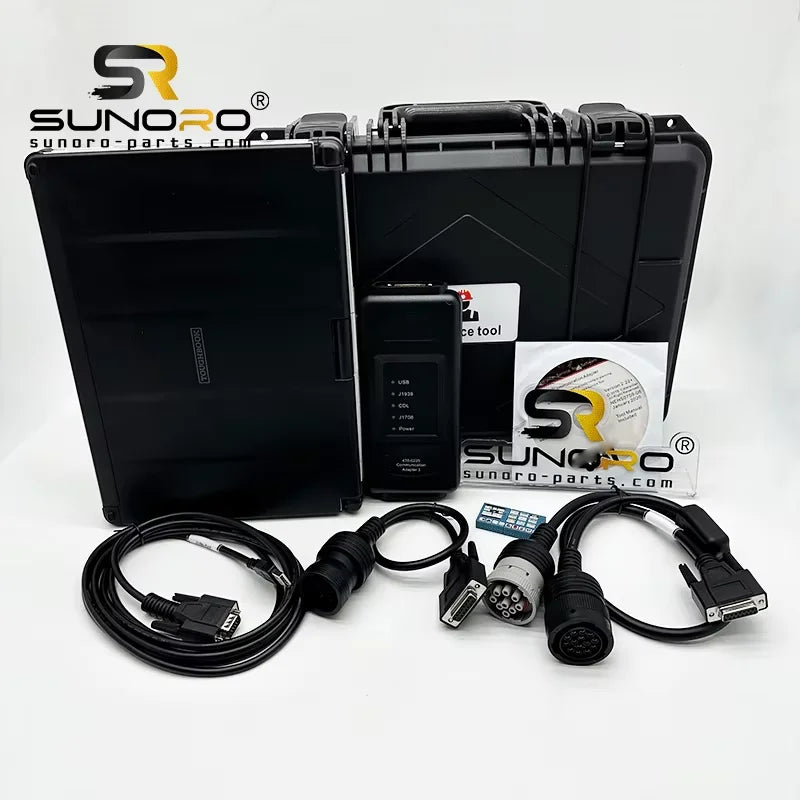 ET4 Communication Adapter SIS Software Diagnostic Tool with CFC2 LaptopHeavy Duty Truck Scanner Truck Diagnostic & Testing Tools