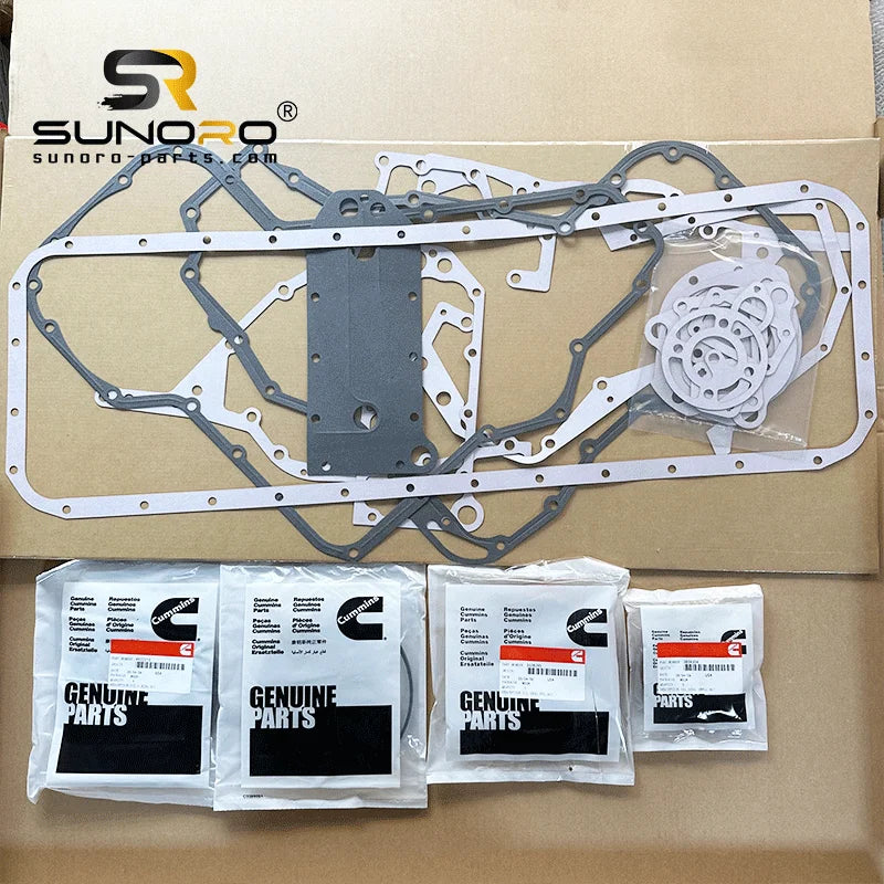 3800558 3800348 3802389 4932210 3028295 3804304 Suitable for Cummins 6CT 8.3L Bottom Gasket Kit Engine Spare Parts