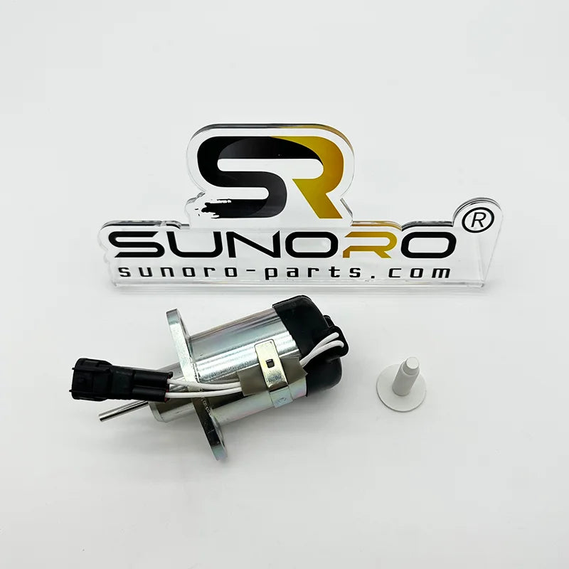 12V Stop Solenoid 1E411-60012 PS41CZ318 PS45CZ393 PS45CZ250 for Ku-bota B2620HSD Ku-bota 325 Engine D902 Z482