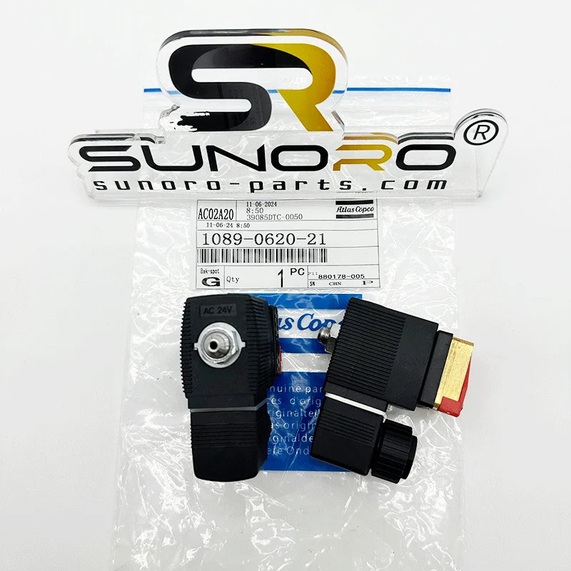 Original Solenoid Valve 1089062021 1089062123 for Atlas Copco Compressor 1089-0620-21