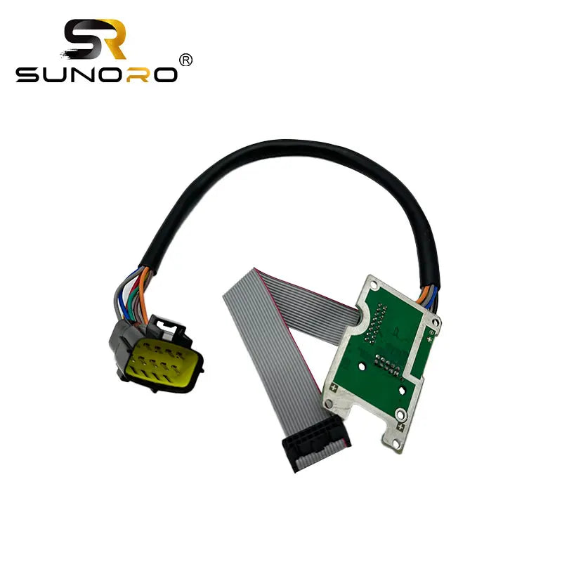 SUNORO for  EC210 EC290 Monitor Display Screen Plug 14390065 Construction Machinery Part for Excavator Monitor Connector