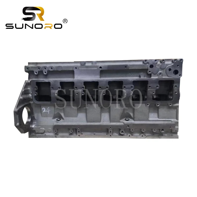 6D125 Model Machinery Engine Parts Including Cylinder Block and Other Components