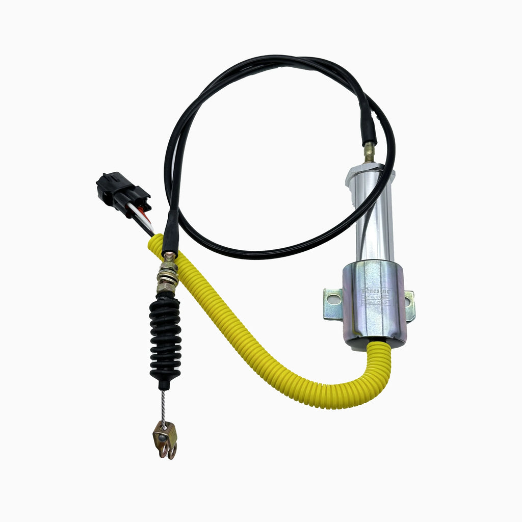 SUNORO High Quality Excavator Parts 11N6-66090 24V Shutoff Flameout 11N6-66090 Stop Solenoid Valve Suitable for R215-9