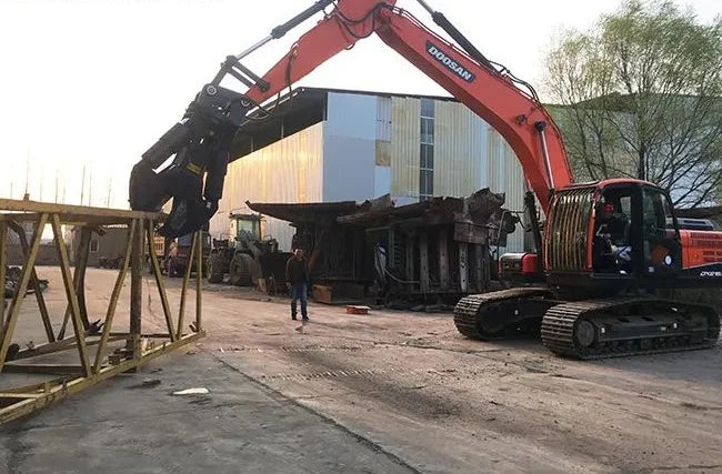 SUNORO Hydraulic Excavator Scrap Metal Shear Hydraulic Demolition Crusher Scrap Eagle Shear