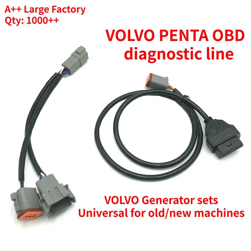 Customer Sets Diagnostic Cable 6+8 Pins Cable Is OEM for Generator Engine for Vovo Penta Industrial Diagnostic Line