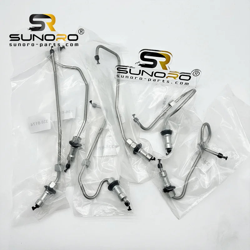 C6.6 E320D 323DL 336-8174 336-8175 336-8176 336-8177 336-8178 336-8179 Fuel Injection Pipe Engine High-pressure Fuel Pipe