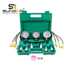 Excavator Hydraulic Press Test Tool 3 Pressure Gauge 6 Test Coupling 3 Test Hose 1 Storage Case Upgraded Version Diagnostic Tool