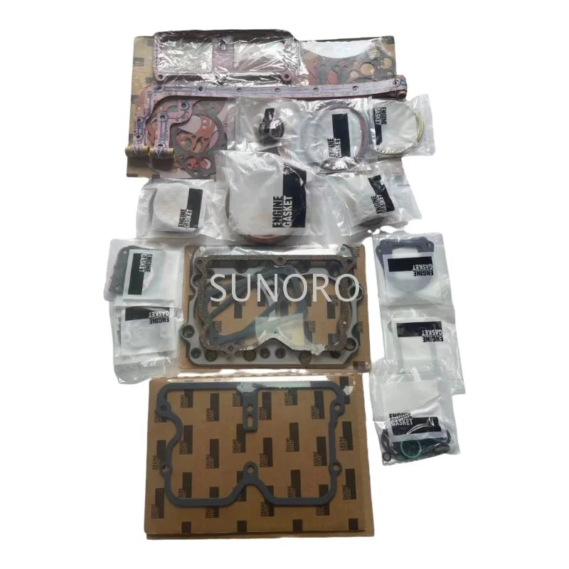 Cylinder Head Upper and Lower Gasket Repair Kit Assembly 3801468 3801330 Original Parts Suitable for Cummins NT855 Engine