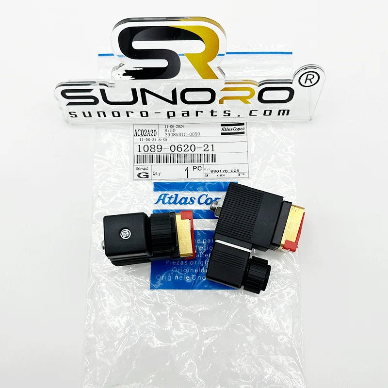 Original Solenoid Valve 1089062021 1089062123 for Atlas Copco Compressor 1089-0620-21